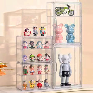 Storage Organizer Blind Box Acrylic Display Box Transparent Toy Stackable Doll Figure Case Sanrio Luffy Pop Mart 手办收纳盒 亚克力盲盒 display box Acrylic display case boxes