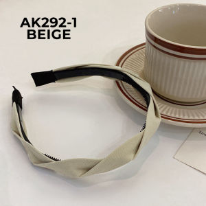 Bando Korea Wanita Motif Kepang Polos Kecil Bandana Headband Aksesoris Hiasan Rambut Lucu AK292