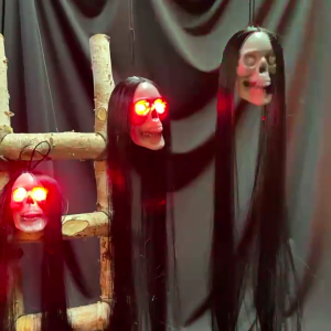 Halloween Skull Trick Pendant Awful Hanger Wall Decor Indoor Outdoor Party Haunted House Hotel Club Bar Decorations