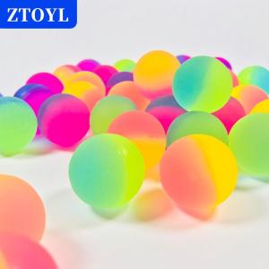 [COD]🔥🔥🔥ZTOYL 1PCS Children Colored Boy Bouncing Ball Rubber Kids Sport Games Elastic Jumping Balls 25mm Bicolor Elastic Ball Toy