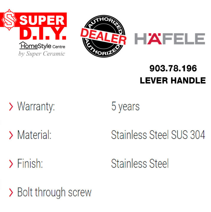 HAFELE%20903.78.196%20Lever%20Handle%20SUS304%20-%20Image%202