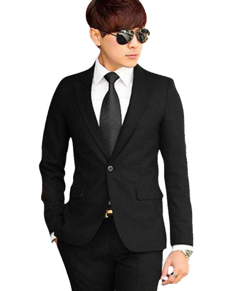 Jas Pria Hitam / Jas Pengantin Pria / Jas Pernikahan / Jas Wisuda / Jas Pria Blazer / Jas Pria Dewasa Terbaru 2021 / Blazer Pria Dewasa / Blazer Pria Formal / Jas kantor / Jas Pesta / Jas Hitam Formal kancing 1