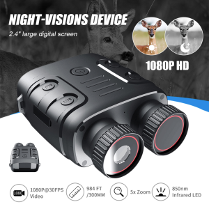 2023 NEW Binoculars Night Vision Device 2.4" LCD Screen Infrared 960P HD 5X Digital Zoom Telescope Outdoor Binoculars Camera