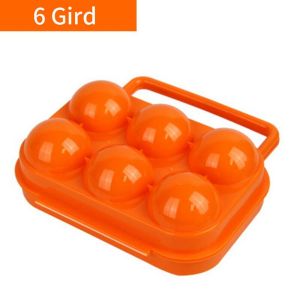 OPEAREY 6/12 Grid Nhựa Cầm tay Hộp đựng người tổ chức Khay đựng trứng Hộp đựng trứng Cắm trại dã ngoại ngoài trời Hộp bảo quản trứng