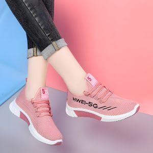 Korean style new style womens casual sports shoes breathable fashion rubber shoes running shoes