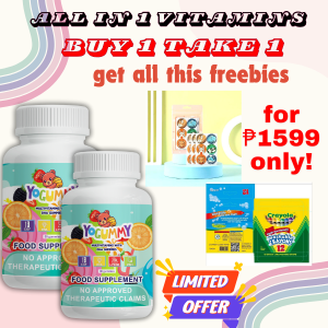 Yogummy multivitamins with DHA Brain booster Lysine heigth growth and Zinc