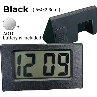 Mini LCD Digital Clock Portable Table Electronic Clock For Living Room Bedroom Decor Home Office School Car Desktop