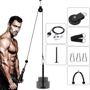 Bộ dây cáp ròng rọc tập Xô Lưng Tay Vai Thiết bị tập Gym tại nhà đa năng Phụ kiện kéo cáp tập Gym