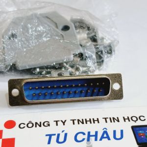 Đầu hàn COM 25 (DB25): Đầu Com 25 Kim Đực (DB25M) - Đầu Com 25 Lổ Cái (DB25F) (GỒM VÕ NHỰA)