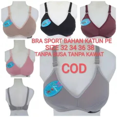 Bra ukuran besar 36-50 C D E D Cup Bra untuk wanita Push Up BH