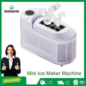 Portable Ice Maker for Outdoor & Car 120W Fast Ice Making Perfect for Beach Outings Garden Parties Road Trips