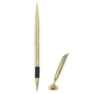 Reception Pen Ballpoint Pen Desktop Pen Counter Service Pen with Base Smooth Writing Pen for Bank Desks Hotel