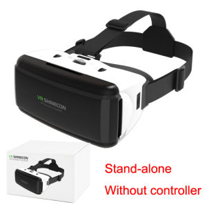 3D Box Shinecon Google Cardboard VR Box Headset Virtual Reality Glasses For 4.7-6.53 Inch SmartPhones