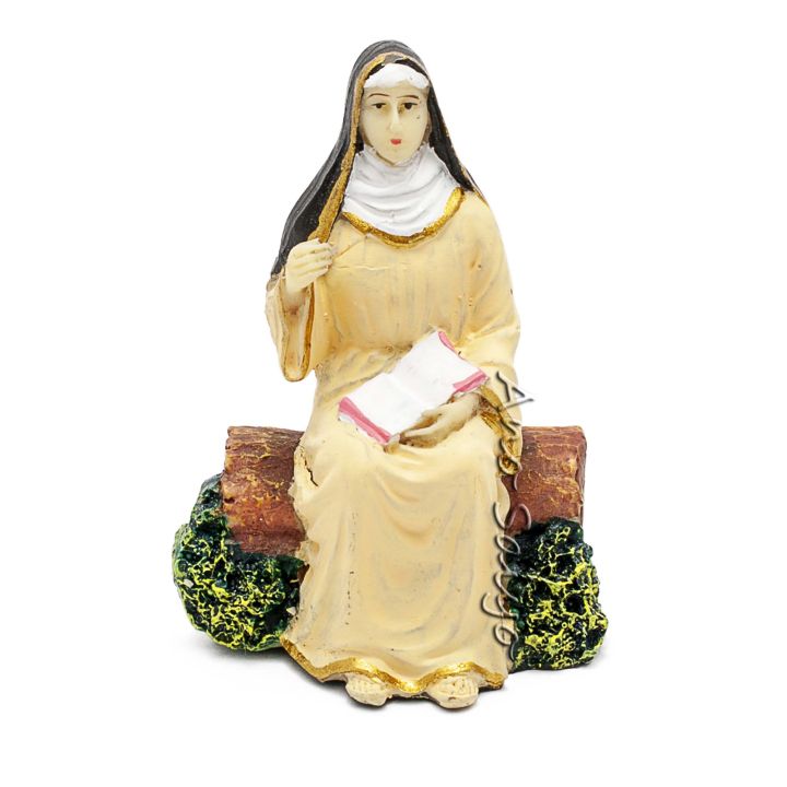 AnoSaiyo Saint Monica Statue Religious Altar Figurine of the Mother of Saint Augustine