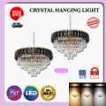 MODERN LUXURY GOLDEN BLACK SERIES CRYSTAL PENDANT LIGHTS. 