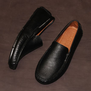 Giày Công Sở Nam MICHILUX Classic Moccasin CSMS0 Da Bò Thật Màu Navy