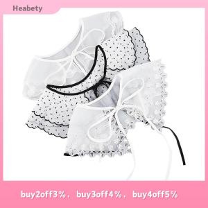 Heabety Women Lace Collar Cloud Shoulder False Shirt Detachable Collar Necklace