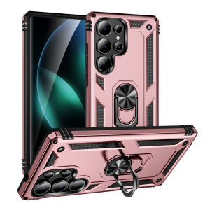 Armor Case for Samsung Galaxy S25 Ultra Plus Camera Lens Ring Stand Protect Cover for Galaxy S25 FE S 25 Edge 5G