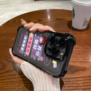 Hontinga Casing Case For Xiaomi Redmi Note 14 Pro Plus Note 13 12 Pro Pro+ 5G 4G Case Happy Girl Color Luxury Chrome Plated Soft TPU Phone Case Shockproof Anti Gores Rubber Cases Softcase For Girls