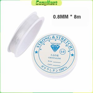 C.N. Transparent Elastic Crystal Line Beading Cord String Wire Thread Elastic Clear Nylon