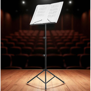 COD Ammoon Alat Musik Stand Book Partitur Sheet Musik Orchestra Adjustable 1.2m - P-01
