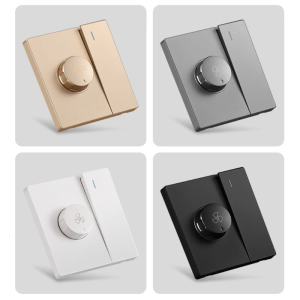 Variable Fan Speed Control with Switch Suit for Most Brand Ceiling Fans Electric Fans Speed Adjuster Replacement White