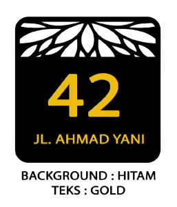 NOMOR RUMAH ACRYLIC MURAH KUALITAS PREMIUM || POLA CUTTING DAUN || TAHAN SEGALA CUACA (CUSTOM)