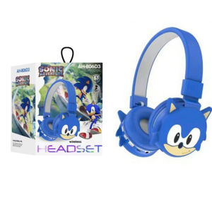 Bluetooth Headphone Cartoon Cute Wireless Headsets with Mic Foldable Lightweight Earphone