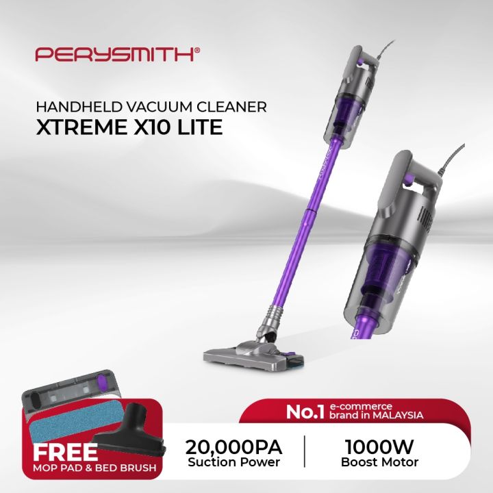 PerySmith Handheld Vacuum Cleaner Xtreme Series X10 Lite (1000W)♥ | Lazada