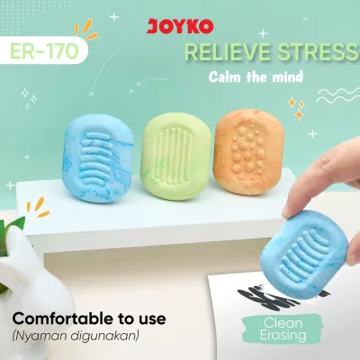 JOYKO Penghapus Eraser Stationery ER-170 Relieve Stress