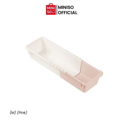MINISO Macaron Series Extendly Color Block Storage Organizer Size M tempat Penyimpanan Serbaguna