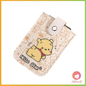 AllWell กระเป๋าใส่บัตร ลายการ์ตูน กระเป๋าเงิน card holder