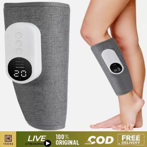 Alat Pijat Kaki Betis Kram Kaki Cedera Betis Relaksasi Otot Kompresi Udara Kompres Panas Sirkulasi Pijat Betis-Leg Massager Muscles Relax Heated Air Compression Foot Massage Calf Circulation
