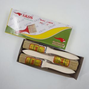 แปรงทาสี ด้ามไม้  ขนาด 1"/1.5"/2"/2.5"/3" 4"ขนหนา ขนไม่หลุดง่าย ใช้งานง่าย จับถนัดมือ ใช้แล้วล้างสามารถนำมาใช้ใหม่ได้ แปรงทาสีบ้าน อุปกรณ์ทาสี