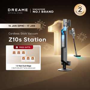 【 NEW】Dreame Z10s Station Auto Empty Dock Cordless Vacuum  | 90 Days Dust Free | 99.99% Tangle Free Leave No Hair Behind