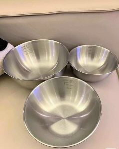 Set 3 Âu Trộn Bột Làm Bánh Đánh Trứng Chất Liệu Inox Cao Cấp