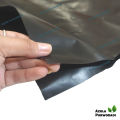Plastik HDPE Geomembran 200 Micron (Lebar 4 meter) Bahan Impor untuk kolam / tambak. 