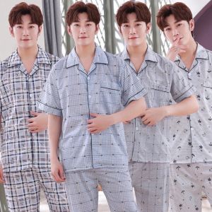 JSM.Shop99 ชุดนอนชาย หรือ หญิง ชุดนอนแขนสั้นขายาวผ้าคอตตอน คอปก มีหลายลายให้เลือก ราคาถูก #CT15