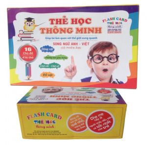 Bộ thẻ học thông minh cho bé 16 chủ đề 416 thẻ flashcard glenn doman Habata dồ chơi giáo dục