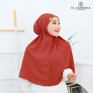 EL ZAHRANA Lite - Bergo Fateema Bahan Crinckle Airflow Premium