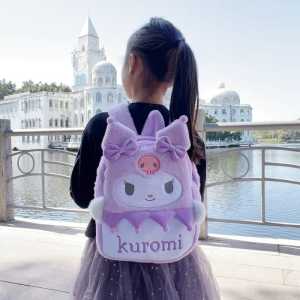 Tas Ransel Boneka Karakter Sanrio Tas Sekolah Anak Perempuan Motif Kuromi Melody Cinnamoroll Helo Kitty