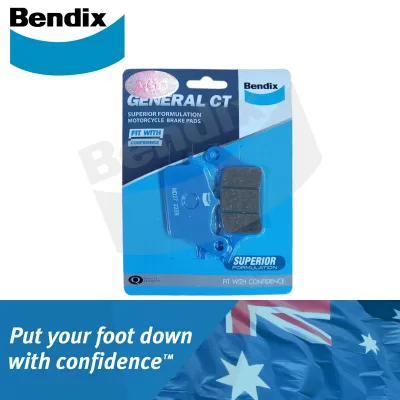 Bendix Motorcycle Brake Pads Front for Honda Beat Carb/FI V1V2 V3 Scoopy Zoomer Gen 1 and Click 125/150i Version 1 AirBlade