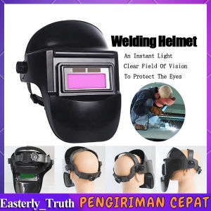 Helm Las Otomatis Auto Darkening Solar Welding Helmet Kacamata Black