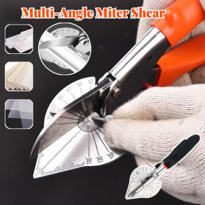 Multi-Angle Miter Shear Trunking Shears Adjustable 45-135° Wood Plastic Multifunction Miter Scissors