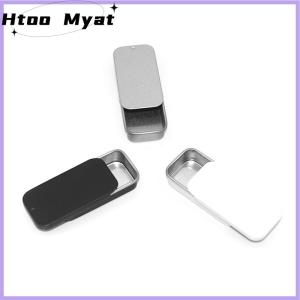 tantuoye กล่องดีบุกขนาดเล็กกล่องดีบุกรูปทรงสี่เหลี่ยมผืนผ้ากล่องเก็บยาเม็ดแบบกดทำจากดีบุก