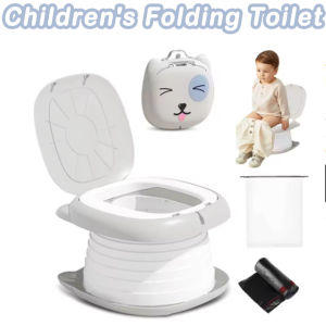 Childrens Folding Toilet Portable Childrens Potty Sealed Anti-odor Urinal Kids Potty Training Seat