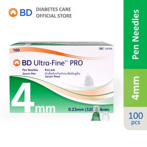 BD Ultra Fine PRO Pen Needle 4mm x 32G (Box of 100s)