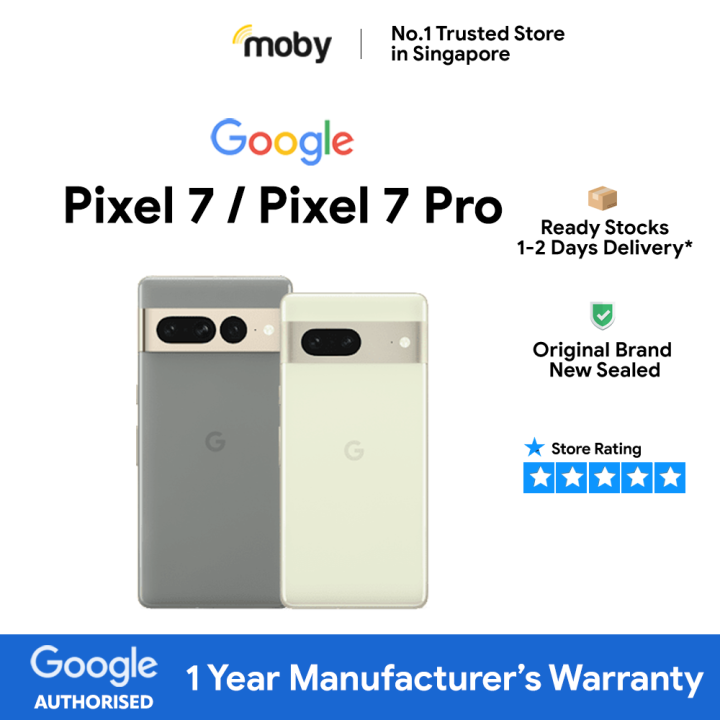Google Pixel 7 / Pixel 7 Pro 5G 128GB / 256GB 1 Year Official Warranty Lazada Singapore