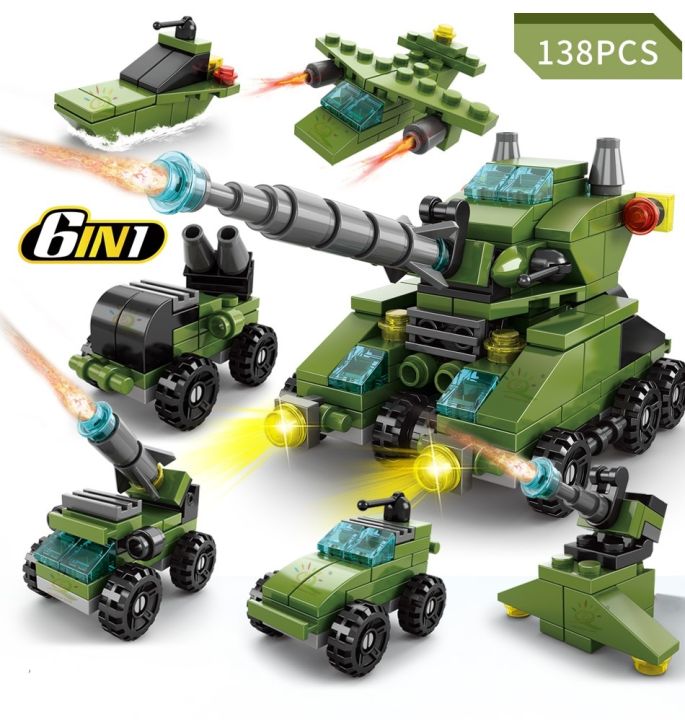 Bộ Đồ Chơi Lắp Ráp Xe Tăng 138 Chi Tiết Đẹp Xếp Được nhiều mô hình khác ...