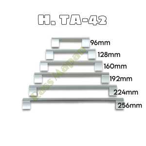 1PCS Handle Pegangan Tarikan Aluminium TA 42 Merk Huben